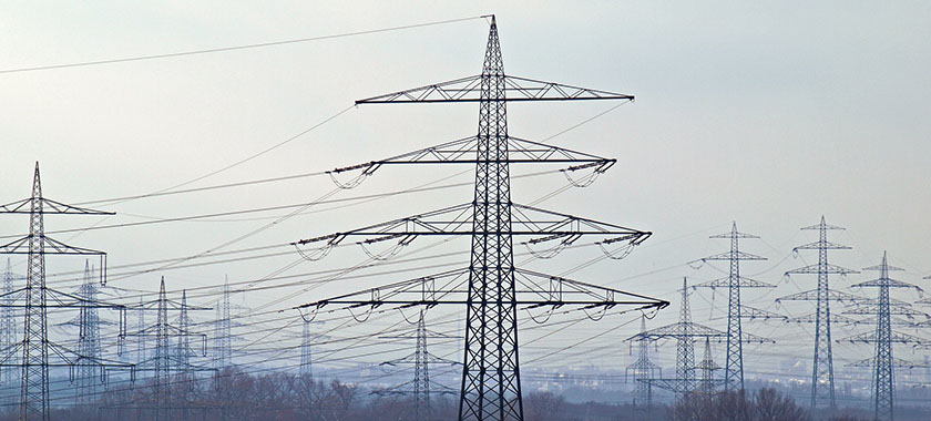 peak load electricity power lines